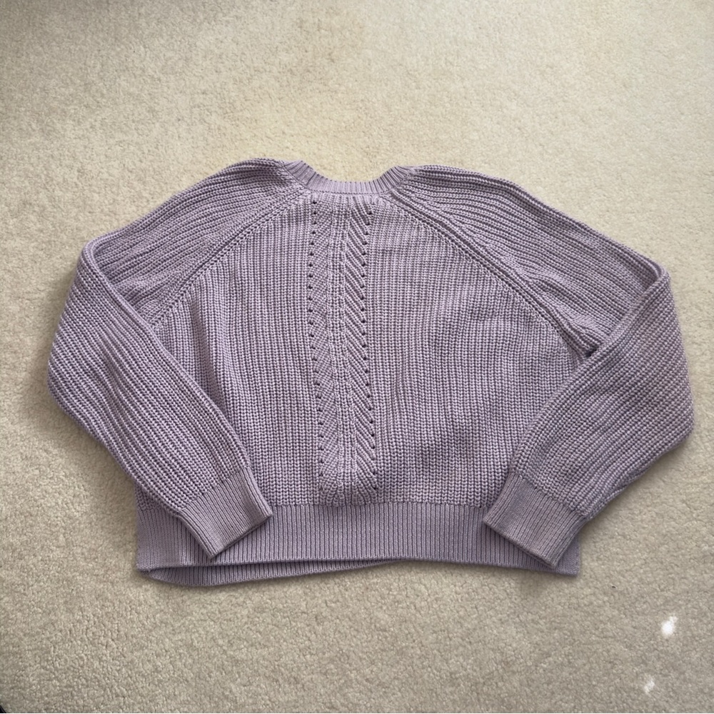 Topshop Chevron Rib Boxy Sweater - Picture 7 of 7